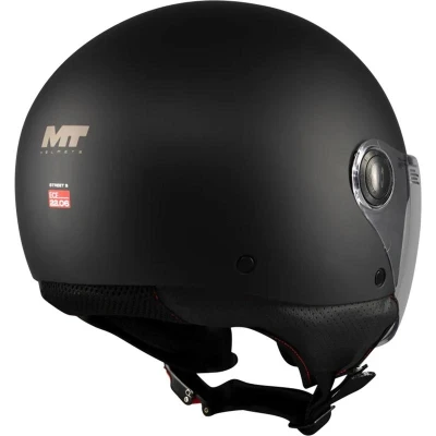 MT Helmets Otevřená helma Street S Pure A1 matná černá POUZE M - 57-58 cm (VÝPRODEJ)