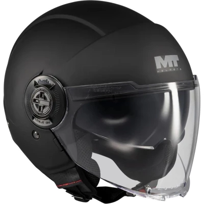 MT Helmets Otevřená helma Viale SV S Pure A1 matná černá