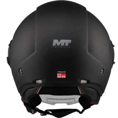 MT Helmets Otevřená helma Viale SV S Pure A1 matná černá