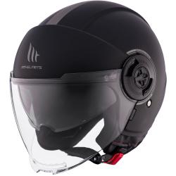 MT Helmets Otevřená přilba na motorku Viale SV S černá matná MT Helmets Otevřená přilba na motorku Viale SV S černá matná