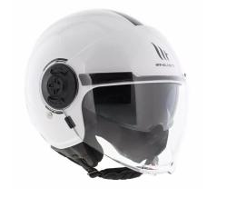 MT Helmets Otevřená přilba Viale SV S bílá lesklá