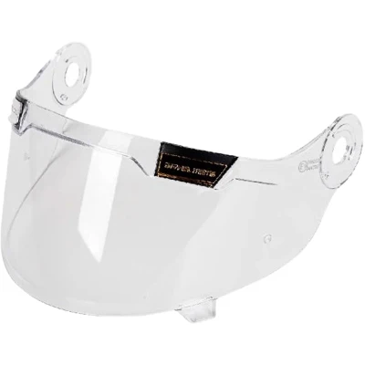MT Helmets MT-V-32 Max Vision čiré se zlatými detaily plexi pro helmy Jarama/Jarama SV