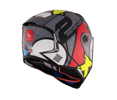 MT Helmets REVENGE 2 S Light CO lesklá čierno-červeno-žltá integrálna prilba + zľava 400,- na príslušenstvo