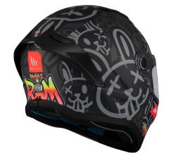 MT Helmets Stinger 2 RAM F1 černo-šedá integrální helma + sleva 200,- na příslušenství