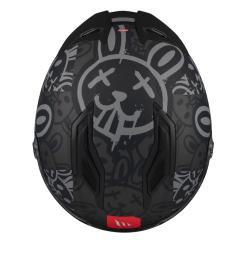 MT Helmets Stinger 2 RAM F1 černo-šedá integrální helma + sleva 200,- na příslušenství