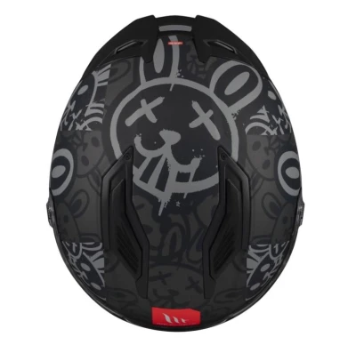 MT Helmets Stinger 2 RAM F1 černo-šedá integrální helma + sleva 200,- na příslušenství