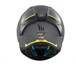 MT Helmets Stinger 2 Solid lesklá šedá integrální helma
