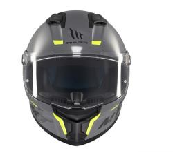 MT Helmets Stinger 2 Solid lesklá šedá integrální helma