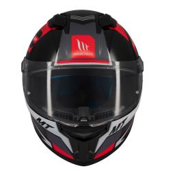 MT Helmets Stinger 2 Tron černo-červeno-šedá integrální helma + sleva 300,- na příslušenství