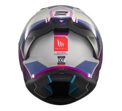 MT Helmets Stinger 2 Tron šedo-fialovo-růžová Iintegrální helma