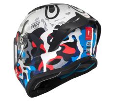 MT Helmets Stinger 2 Yozu bílo-modrá integrální helma + sleva 300,- na příslušenství