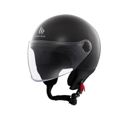MT Helmets Street S lesklá černá otevřená helma