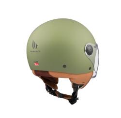 MT Helmets Street S matná zelená otevřená helma