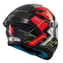 MT Helmets Targo S Brik lesklá černo-červená Integrální helma + sleva 300,- na příslušenství