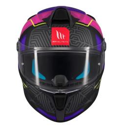 MT Helmets Targo S Brik matná černo-růžová Integrální helma + sleva 300,- na příslušenství