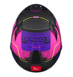 MT Helmets Targo S Brik matná černo-růžová Integrální helma + sleva 300,- na příslušenství