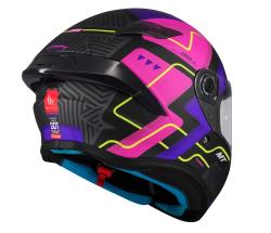 MT Helmets Targo S Brik matná černo-růžová Integrální helma + sleva 300,- na příslušenství