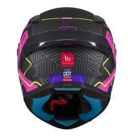 MT Helmets Targo S Brik matná černo-růžová Integrální helma + sleva 300,- na příslušenství