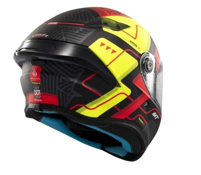 MT Helmets Targo S Brik matná čierno-žltá Integrálna prilba + zľava 300,- na príslušenstvo