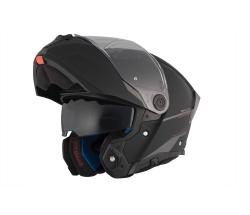 MT Helmets Vyklápěcí helma ATOM 2 SV SOLID A1 černá matná + sleva 400,- na příslušenství