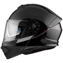 MT Helmets Genesis SV Solid A1 černá lesklá vyklápěcí přilba + moto kukla RSA