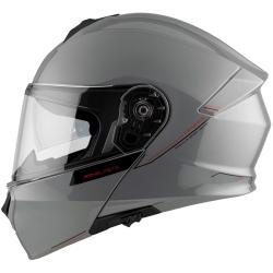 MT Helmets Genesis SV Solid A12 šedá lesklá vyklápěcí přilba + moto kukla RSA