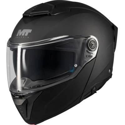 MT Helmets Atom 2 SV Pure A1 matná černá výklopná helma na motorku