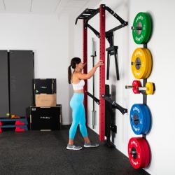 HMS KLT22 červený Multifunkční posilovací stojan - Power Rack