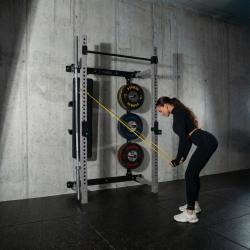 HMS KLT34 šedý Multifunkční skládací posilovací stojan - Power Rack