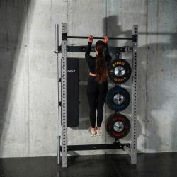 HMS KLT34 šedý Multifunkční skládací posilovací stojan - Power Rack