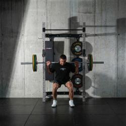 HMS KLT34 šedý Multifunkční skládací posilovací stojan - Power Rack