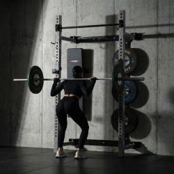 HMS KLT34 šedý Multifunkční skládací posilovací stojan - Power Rack