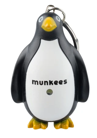 Munkees LED Sound Tučňák přívěsek na klíče