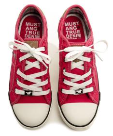 Mustang 1099-310-5 červené dámske nadmerné tenisky