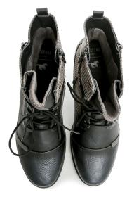 Mustang 1229-510-9 čierna dámska zimná obuv