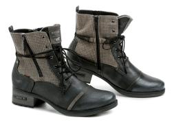 Mustang 1229-510-9 čierna dámska zimná obuv