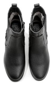 Mustang 1265-522-9 čierne dámske poltopánky