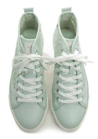 Mustang 1272-502-706 zelená mint dámske nadmerné poltopánky