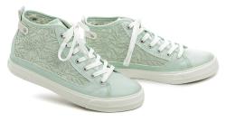 Mustang 1272-502-706 zelená mint dámské polobotky