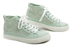 Mustang 1272-502-706 zelená mint dámské polobotky