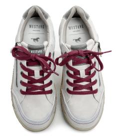 Mustang 1290-302-203 biele dámske poltopánky