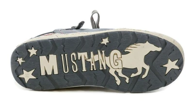 Mustang 1290-302-8 modré dámské polobotky