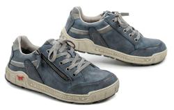 Mustang 1290-302-8 modré dámske poltopánky