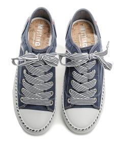 Mustang 1376-303-841 modro biele tenisky