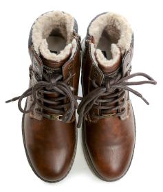 Mustang 15M0001003 hnědé pánské zimní boty