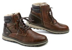 Mustang 15M0001003 hnědé pánské zimní boty