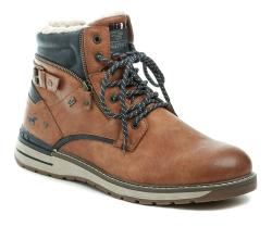 Mustang 15M001100200 hnědé pánské nadměrné zimní boty