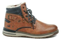 Mustang 15M001100200 hnědé pánské nadměrné zimní boty