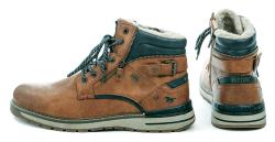 Mustang 15M001100200 hnědé pánské nadměrné zimní boty