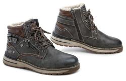 Mustang 15M001100200 sivé pánske nadmerné zimné topánky